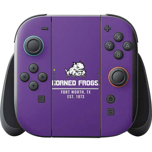 Texas Christian University Horned Frogs Fort Worth Nintendo Switch 2 (2025) with Joy-Con Skin